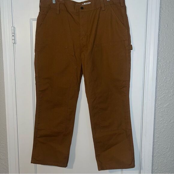 Carhartt Rugged Flex® Relaxed Fit Duck Double- Front Utility Work Pants - Picture 1 of 11